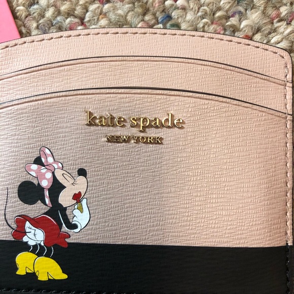 HP 🆕 Kate Spade x Disney Minnie Mouse Card Holder - Picture 4 of 12